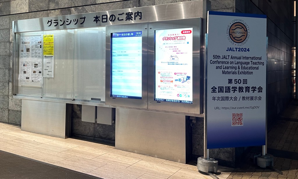 My JALT Annual International Conference 2024 Day 1&nbsp;Highlights